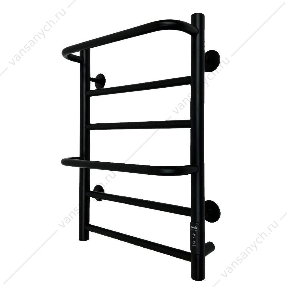 УТ000034489 Полотенцесушитель 40х60 электрический 100Вт Grois Gamma GR-136 П6 black mat R GROIS (Россия) купить в Тюмени (Ван Саныч™)